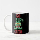 So Elfn Cute Funny Christmas Kaffeetasse (Links)