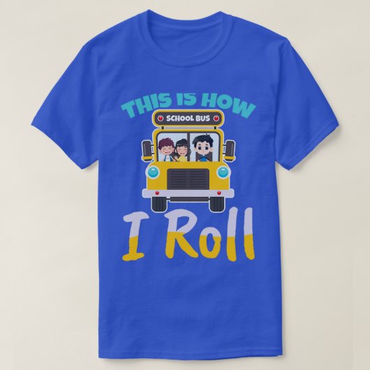So entwarf ich einen Rollschulbusfahrer Design für T-Shirt (Design vorne)