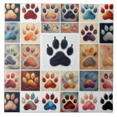 So erstellen Sie ein lebendiges Mosaikstück Kunstd Fliese (Vorderseite)