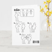 So erstellen Sie eine Vater-Anweisungsblatt-Parodi Karte (Gelbe Blume)