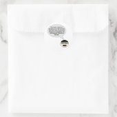 So erstellen Sie einen Programmeraufkleber Runder Aufkleber (Tasche)