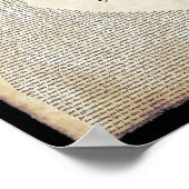 So etwas wie diese tanzende Song Lyrik Print Poster (Ecke)