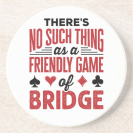 So etwas wie ein Freundesspiel der Brücke gibt es Getränkeuntersetzer