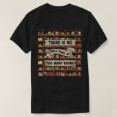 So etwas wie zu viele Bücher gibt es nicht - Funny T-Shirt (Design vorne)