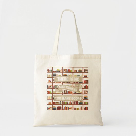 So etwas wie zu viele Bücher gibt es nicht - Funny Tragetasche (Vorne)