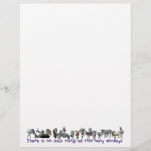 So etwas wie zu viele Esel gibt es nicht! (Vorderseite)
