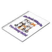 So etwas wie zu viele Katzen! Notizblock (Linke Seite)