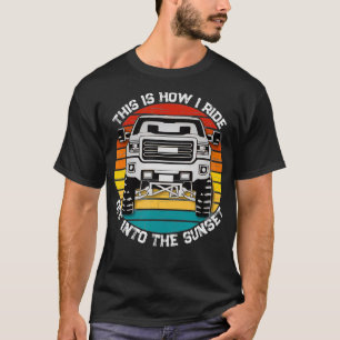So fahre ich ab in den Sonnenuntergang T-Shirt