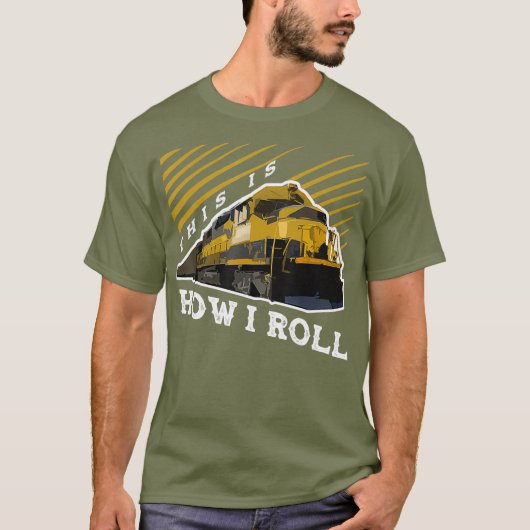 So fahre ich mit der Eisenbahn des Ingenieurs T-Shirt (Vorderseite)