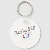 So fahre ich Schneeball Schlüsselanhänger (Vorderseite)