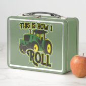 So fahre ich Traktor Metall Brotdose (Beispiel)