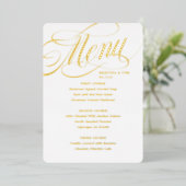 So Fancy Menu Echt Folieneinladung (Stehend vorne)