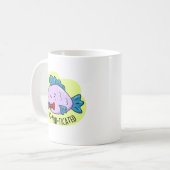 So fisch gezinkter Funny Sophisticated Fish Pun Kaffeetasse (Vorderseite Links)