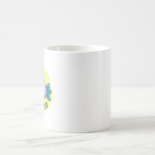 So fisch gezinkter Funny Sophisticated Fish Pun Kaffeetasse (Mittel)
