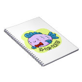 So fisch gezinkter Funny Sophisticated Fish Pun Notizblock (Rechte Seite)