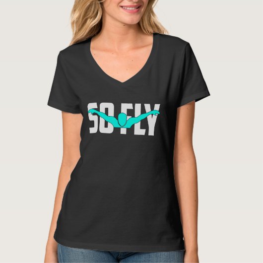 So Flieger schwimmen T-Shirt (Vorderseite)