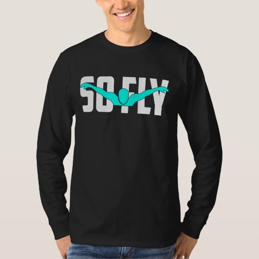 So Flieger schwimmen T-Shirt (Vorderseite)