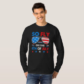 So Fly 4. Juli American Flag Sonnenbrille Boys K T-Shirt (Vorne ganz)