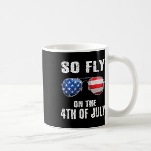 So Fly 4. Juli American Flag Sungles Boys Kids Kaffeetasse