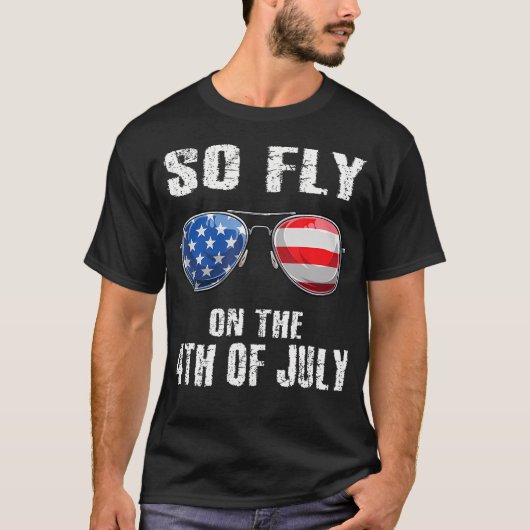 So Fly American Flag Sonnenbrille Jungs Kinder T-Shirt (Vorderseite)