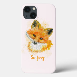 So Foxy Wasserfarben-Fuchs Case-Mate iPhone Hülle