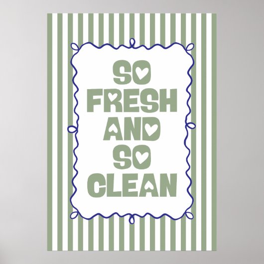 So Fresh And So Clean Poster (Vorne)