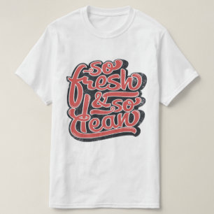 So frisch so sauber rot/weiß T-Shirt
