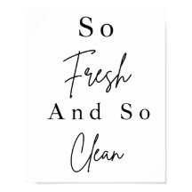 So frisch und sauber Badezimmer Wanddekoration