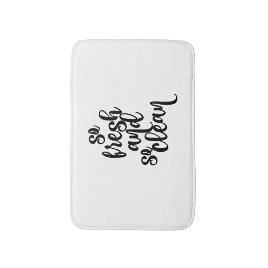 So frisch und so sauber Bathmat Badematte (Vorderseite Vertikal)