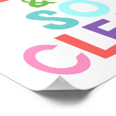 So frisch und so sauber Kinder Bad Poster (Ecke)