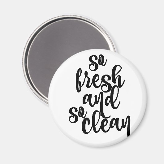 So frisch und so sauber magnet (Vorderseite/Rückseite)