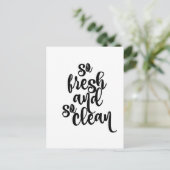 So frisch und so sauber postkarte (Stehend Vorderseite)