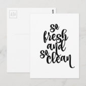 So frisch und so sauber postkarte (Vorne/Hinten)