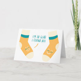 So froh, dass ich dich gefunden habe karte