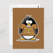 So froh, dass ich kein türkischer Pinguin bin Postkarte (Vorne/Hinten)
