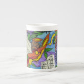 So fühlen Sie sich nie Porzellantasse (Vorderseite)