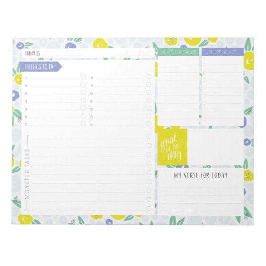 So führen Sie den Notepad für den Übererfüller auf Notizblock (Vorderseite)