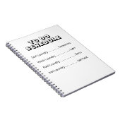 So führen Sie den Wäscheservice aus Notizblock (Rechte Seite)