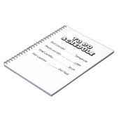 So führen Sie den Wäscheservice aus Notizblock (Linke Seite)