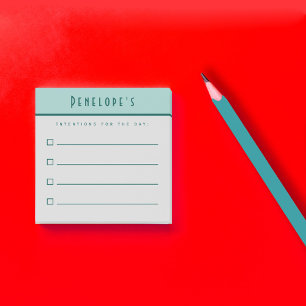 So führen Sie die Checkliste Liste der Manifestati Post-it Klebezettel