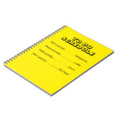 So führen Sie ein Wäscheständer-Notebook aus Notizblock (Linke Seite)