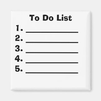 So führen Sie eine Liste aus Magnet