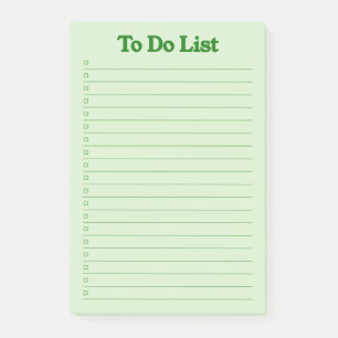 So führen Sie eine Liste aus Post-it Klebezettel