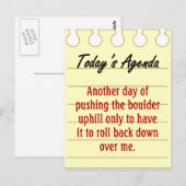 So führen Sie eine Liste aus Postkarte (Vorne/Hinten)