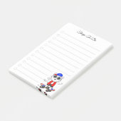 So führen Sie List- und Niedliche Skater-Chat aus Post-it Klebezettel (angewinkelt)