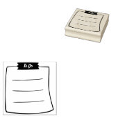 So führen Sie Listenjournal / scrapbook Gummistempel (Stempel)