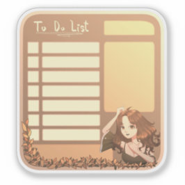 So führen Sie Listenplaner-Aufkleber niedliches Vi Aufkleber