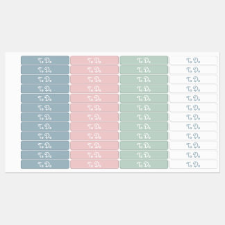 So führen Sie Plannermarken aus Etiketten