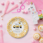 So fun to Bee One 1st Birthday Matching Pappteller (Party)