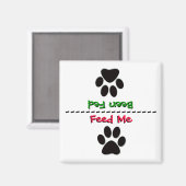 So Gefüttert oder nicht Gefüttert Magnet (Vorderseite/Rückseite)